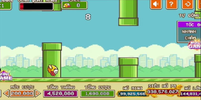 Flappy Bird 79Club đang áp dụng luật chơi siêu đơn giản